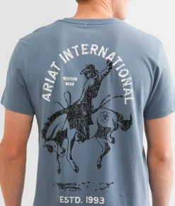 Ariat International Rodeo T-Shirt Light Denim Best