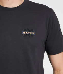 Maven Co-op Intersection T-Shirt Pirate Black Blank Clearance