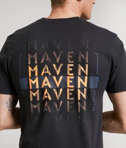 Maven Co-op Intersection T-Shirt Pirate Black Blank Clearance