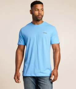 Veece Intertwined T-Shirt Blue White Heather