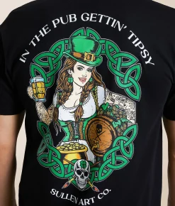 Graphic T-Shirts | Sullen In The Pub T-Shirt Black