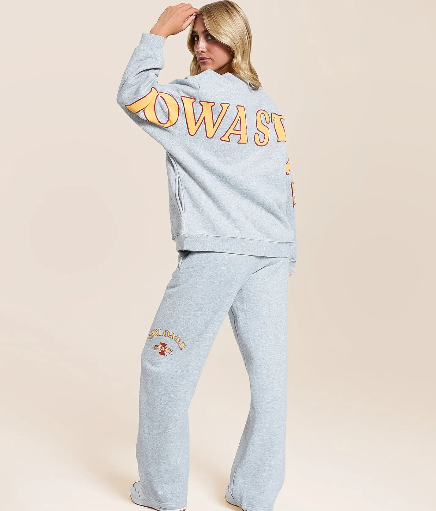 Bottoms|Activewear | HYPE AND VICE Iowa State Cyclones Sweatpant Heather Grey
