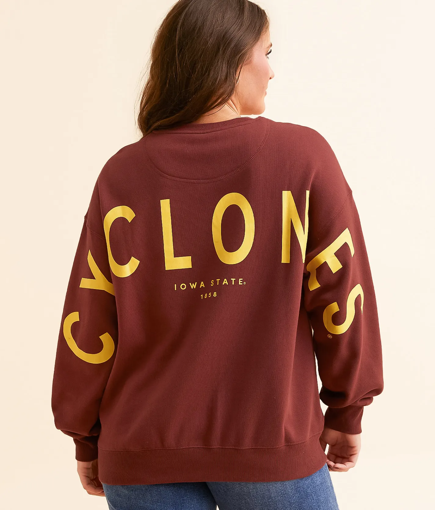 Tops | Gameday SOCIAL® Iowa State Pullover Maroon