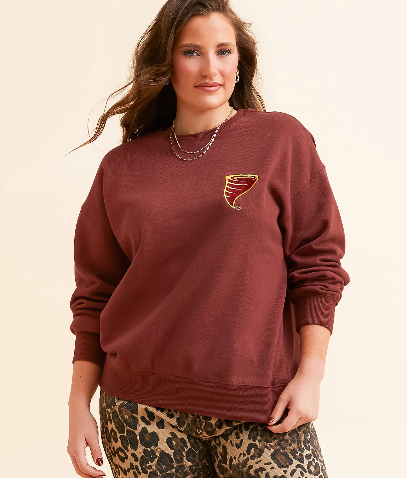 Tops | Gameday SOCIAL® Iowa State Pullover Maroon