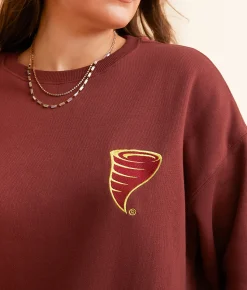 Tops | Gameday SOCIAL® Iowa State Pullover Maroon