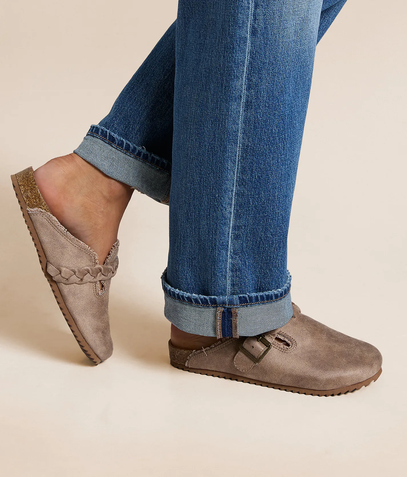 Shoes | Very G Iris Braided Strap Mule Shoe Beige