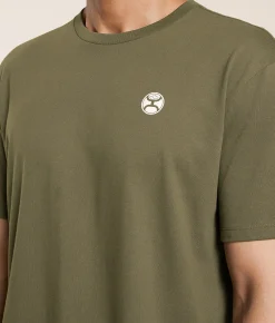 Hooey Iron Aztec T-Shirt Surplus Green Outlet