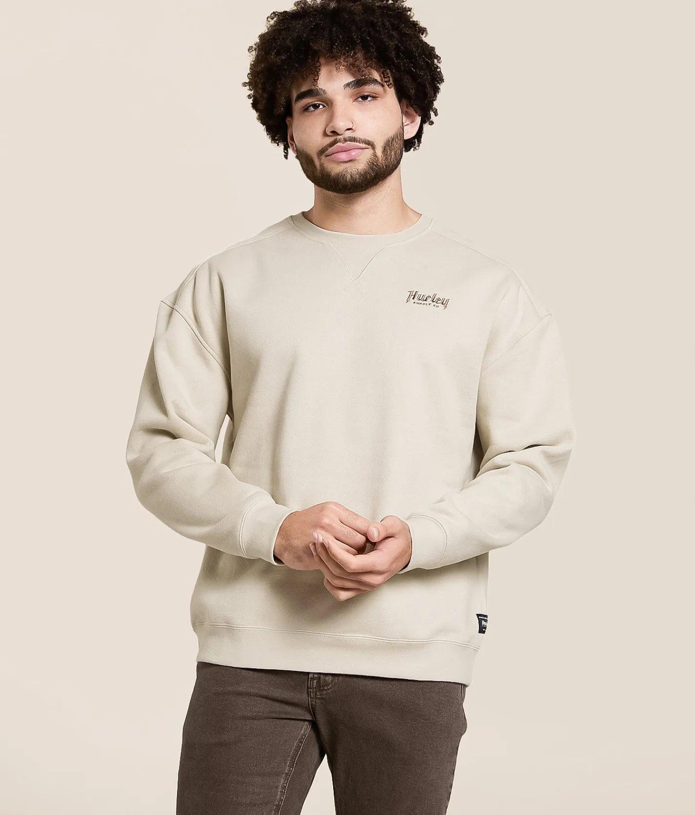 Tops | Hurley Ironclad Heavyweight Pullover Bone