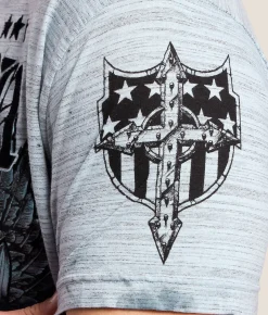 Affliction Iron Thunder T-Shirt Slate Dk Slate Crystal Wa