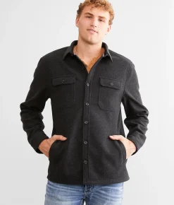 Coats & Jackets | Flag & Anthem Irwin Flannel Shacket Charcoal