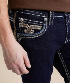 Rock Revival Jeans|Bottoms | Rock Revival Isaiah Straight Stretch Jean Isaiah J204