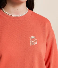 Tops | Salty Crew Island Time Pullover Hot Sauce