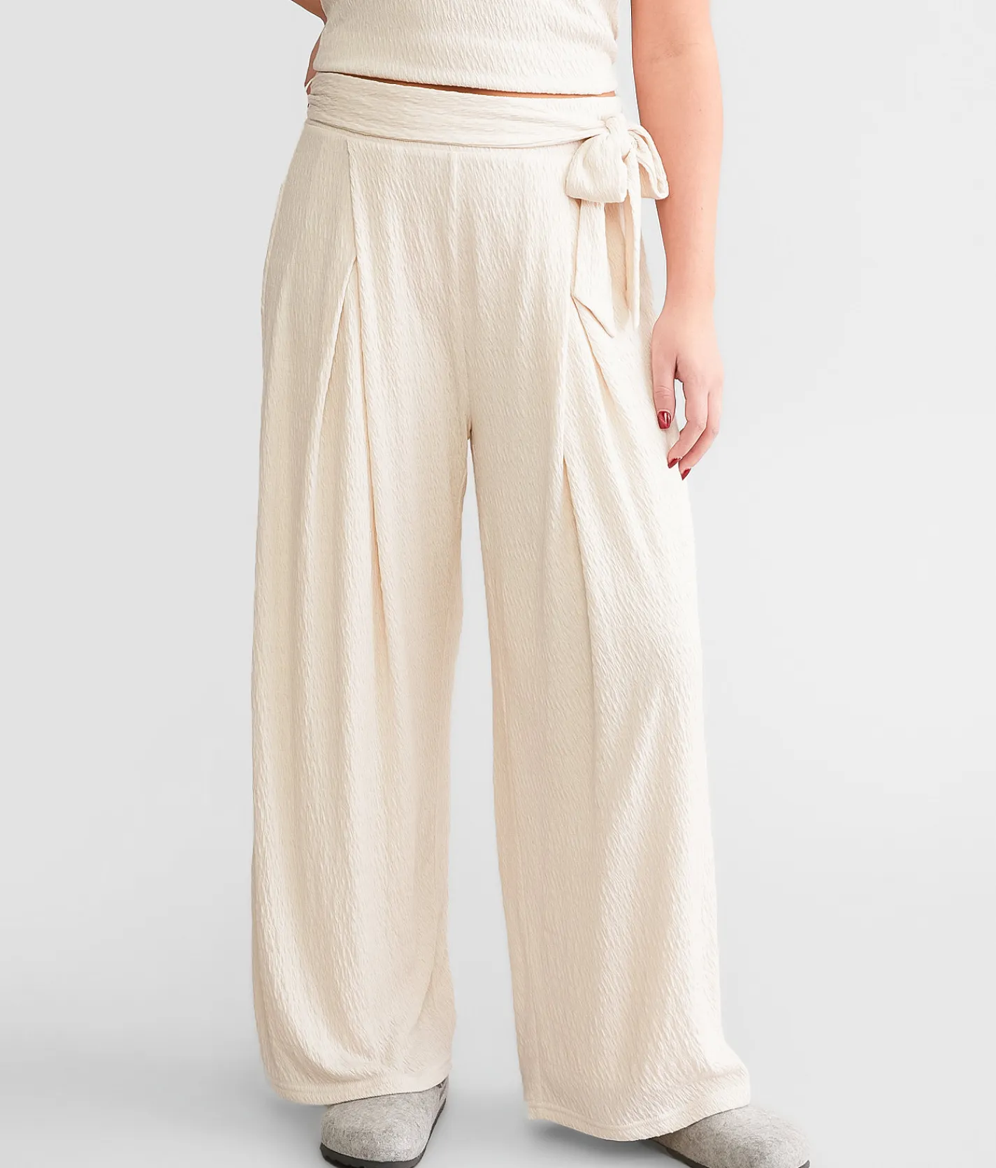 Bottoms | Z Supply Isla Pucker Pant Whisper White