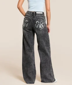Jeans|Bottoms | Rock Revival Isolde Wide Leg Stretch Jean Isolde UW202