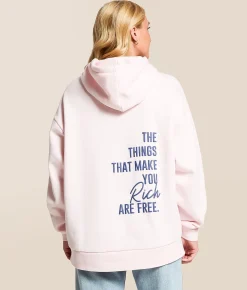 Modish Rebel It's The Small Things Hooded Sweatshirt Ballerina Discount