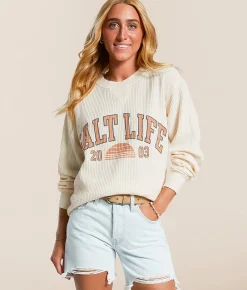 Salt Life Ivy Sun Pullover Natural Discount