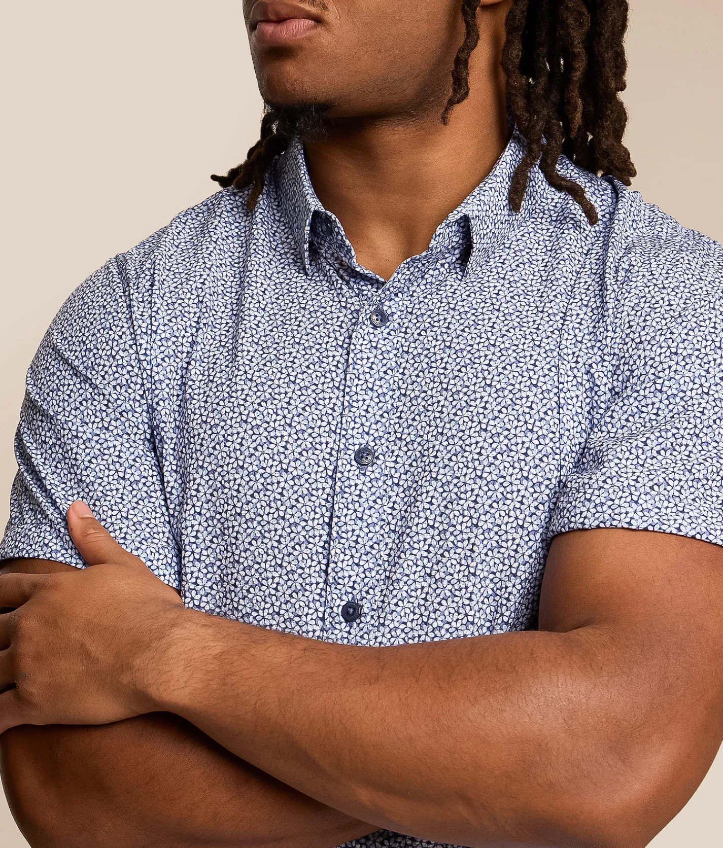 7Diamonds Jace Stretch Shirt Aloe New