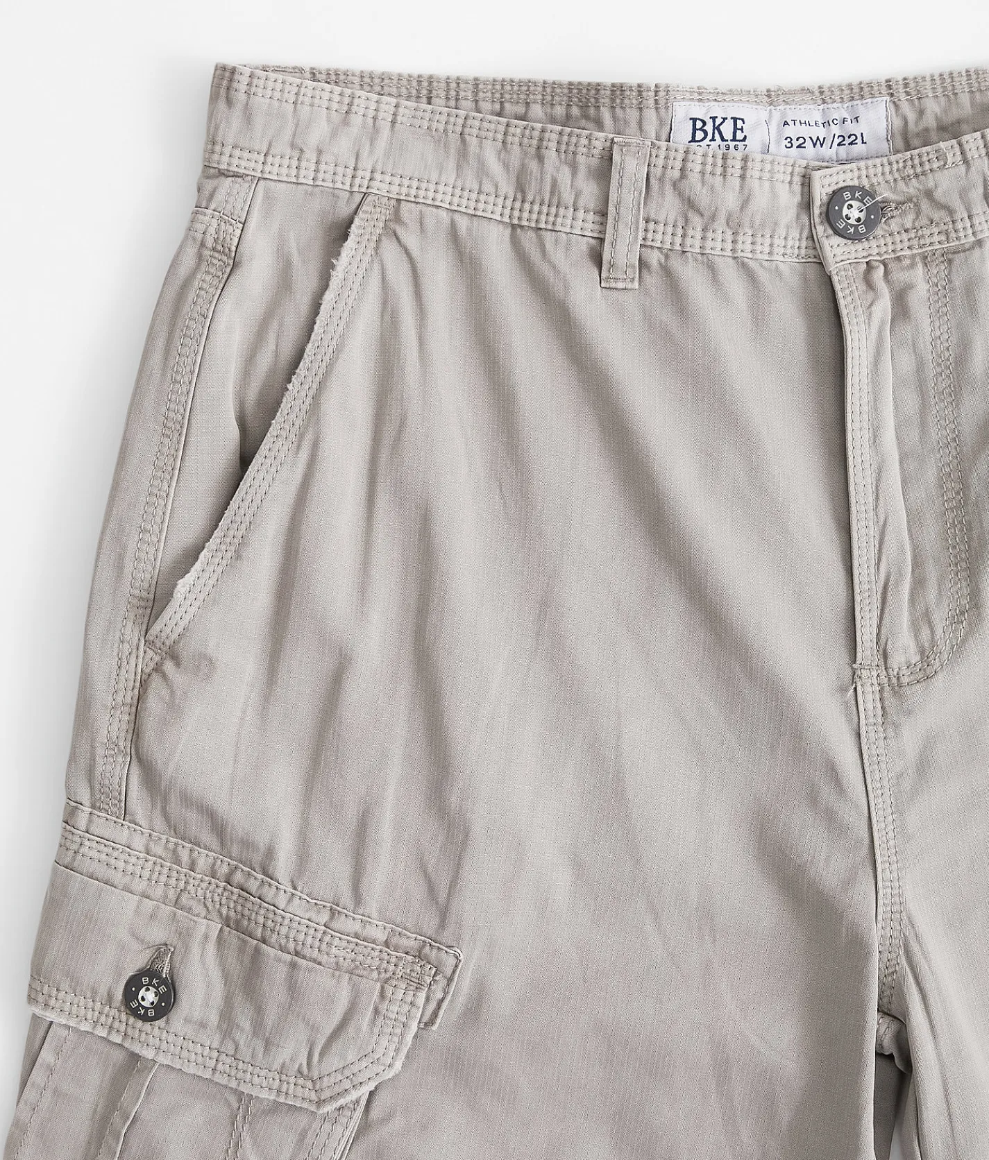 BKE Jack Cargo Stretch Short Gray Sale