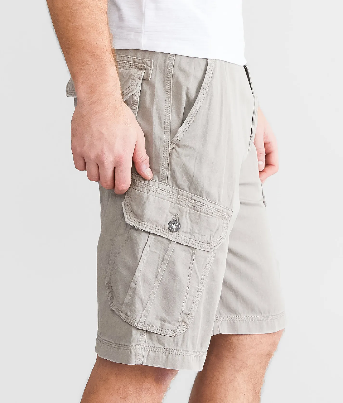BKE Jack Cargo Stretch Short Gray Sale