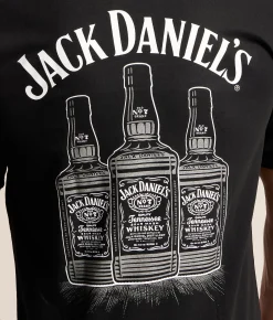 Changes Jack Daniel's Bottles T-Shirt Black Clearance