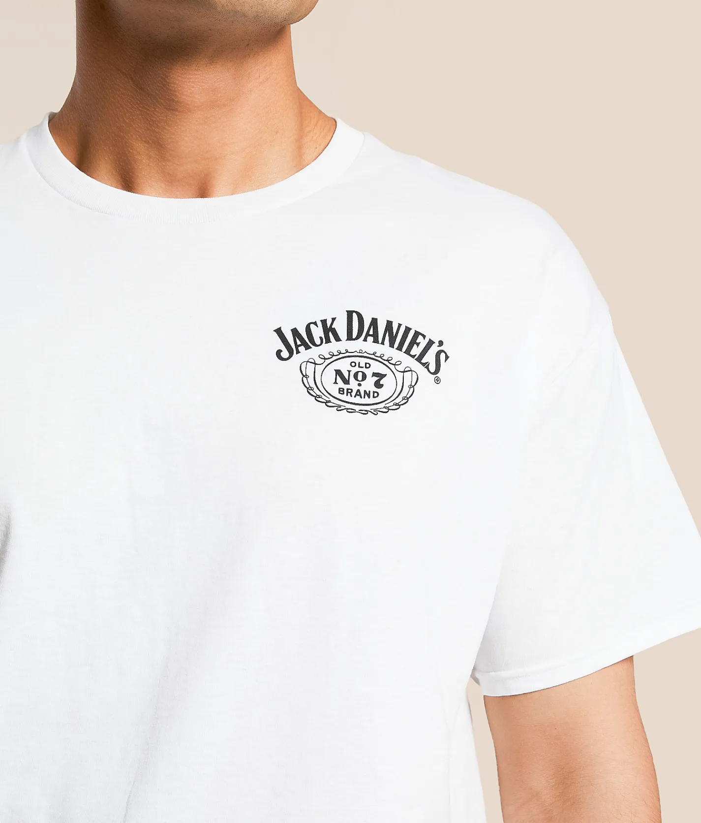 Graphic T-Shirts | Changes Jack Daniel's Bottle T-Shirt White