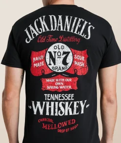 Tops|Graphic T-Shirts | Changes Jack Daniel's Old No. 7 T-Shirt Black