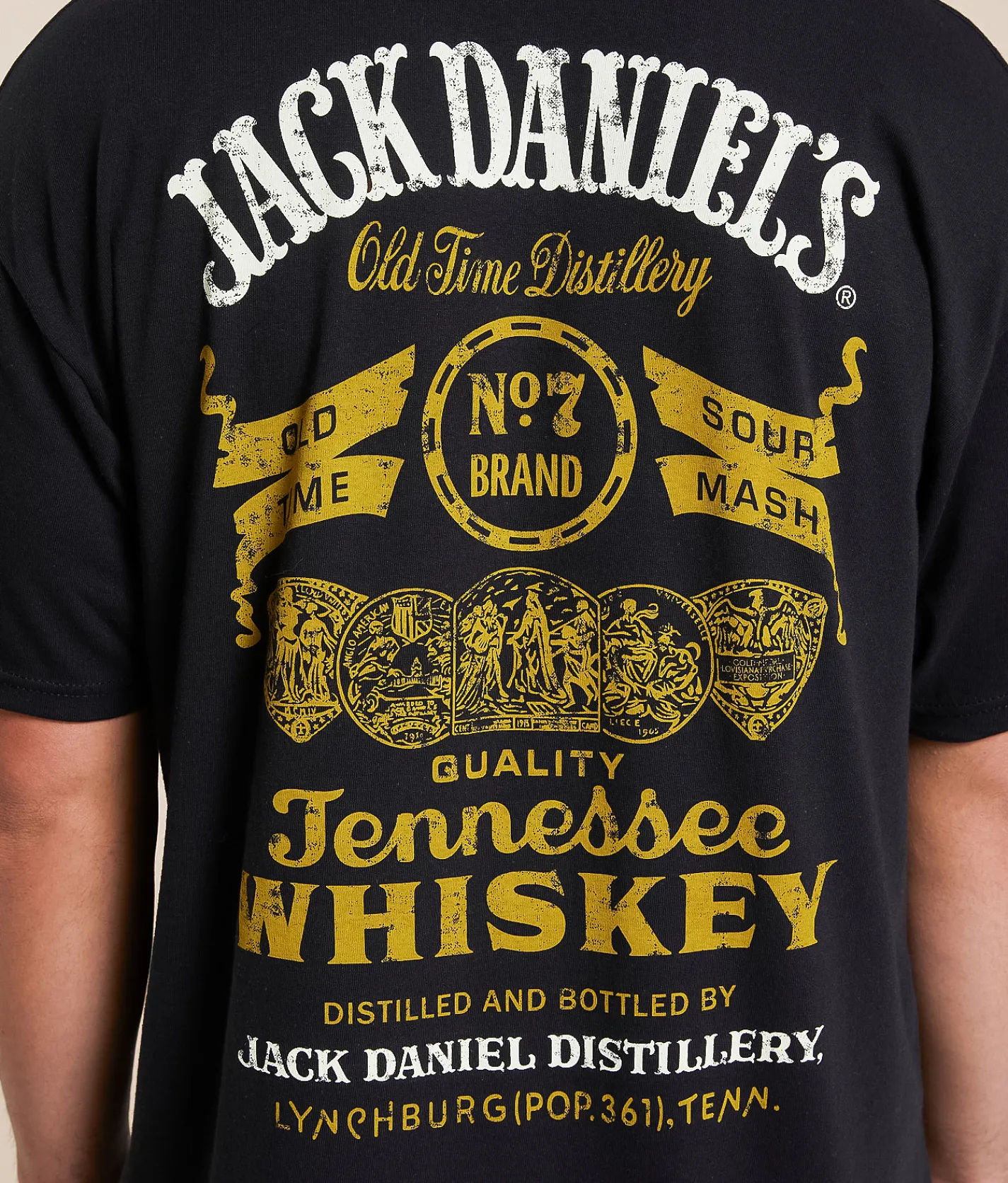 American Needle Jack Daniel's Old Time T-Shirt Black New