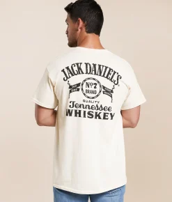 American Needle Jack Daniel's Quality T-Shirt Cream Best
