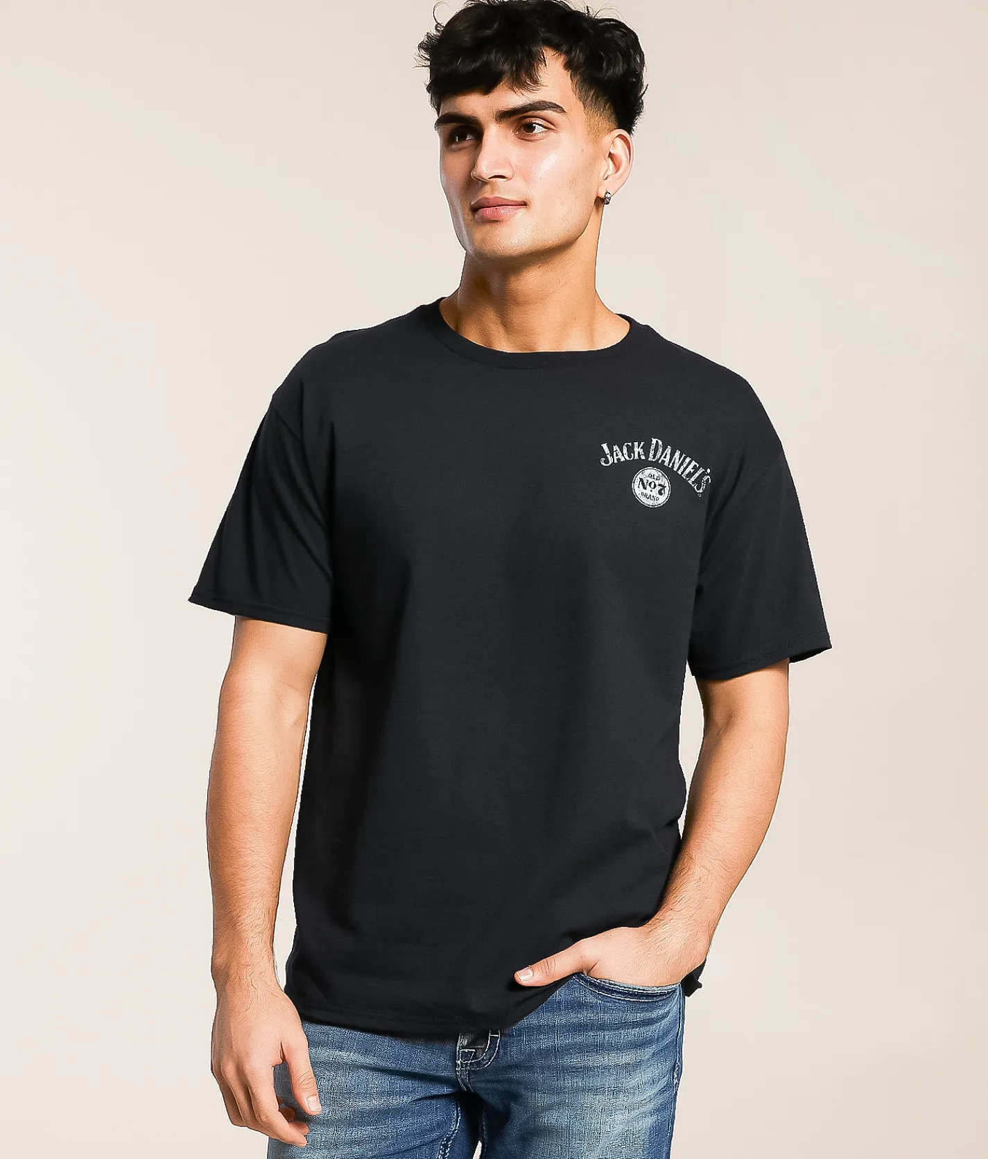 Changes Jack Daniel's Whiskey Barrel T-Shirt Black Discount