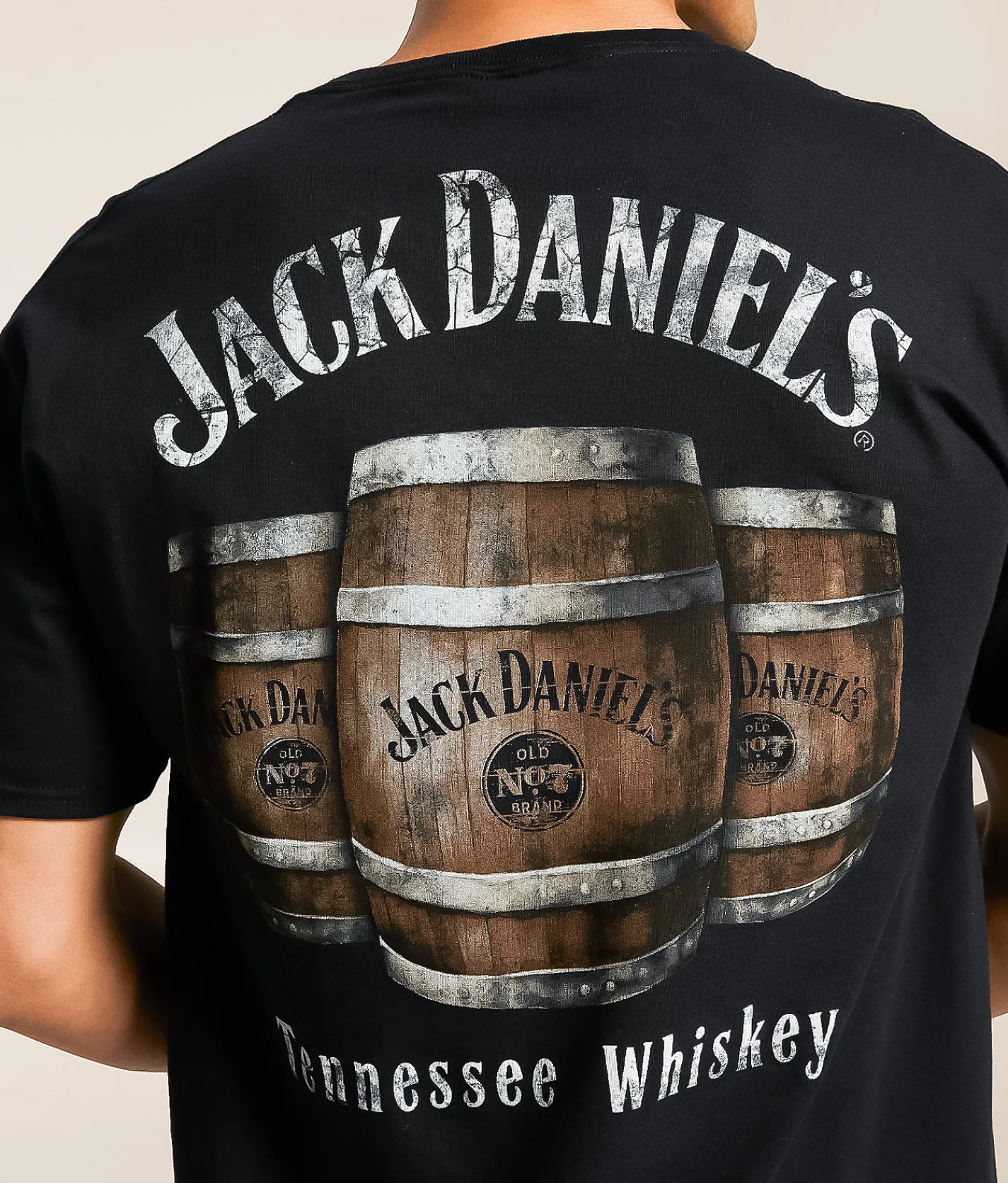 Changes Jack Daniel's Whiskey Barrel T-Shirt Black Discount