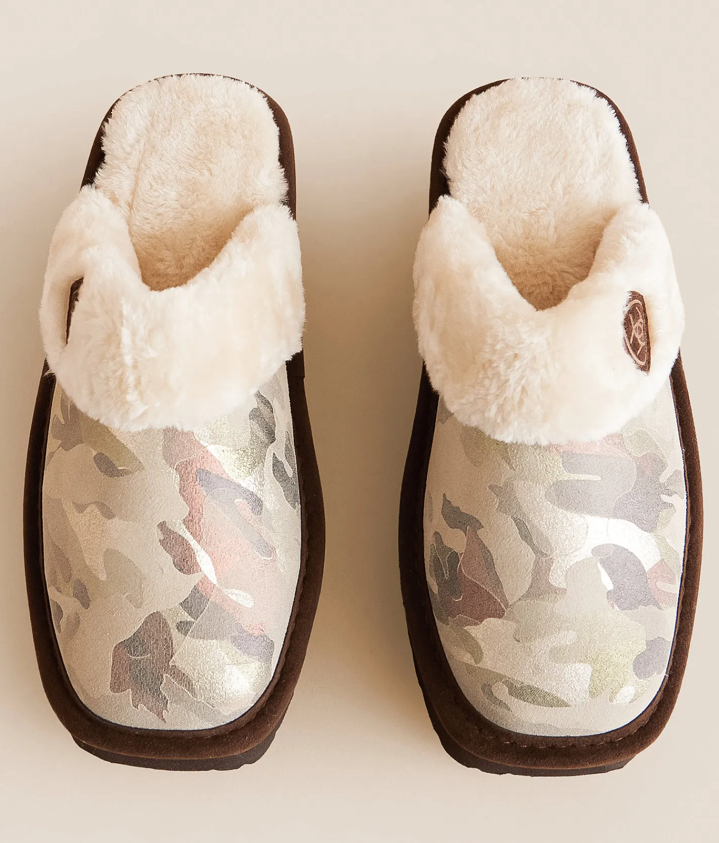 Ariat Jackie Exotic Camo Leather Slipper Camo Metallic Online
