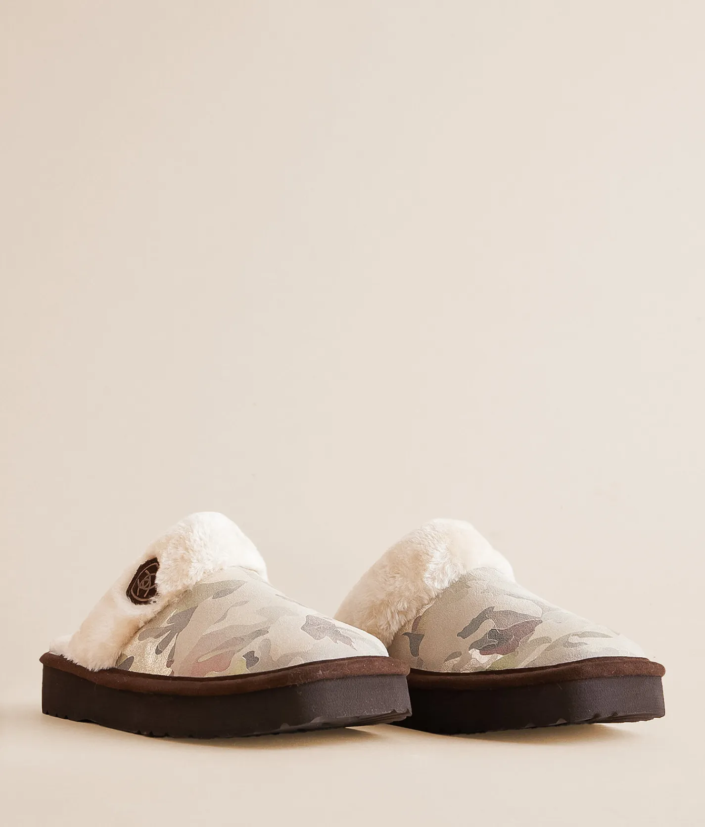 Ariat Jackie Exotic Camo Leather Slipper Camo Metallic Online