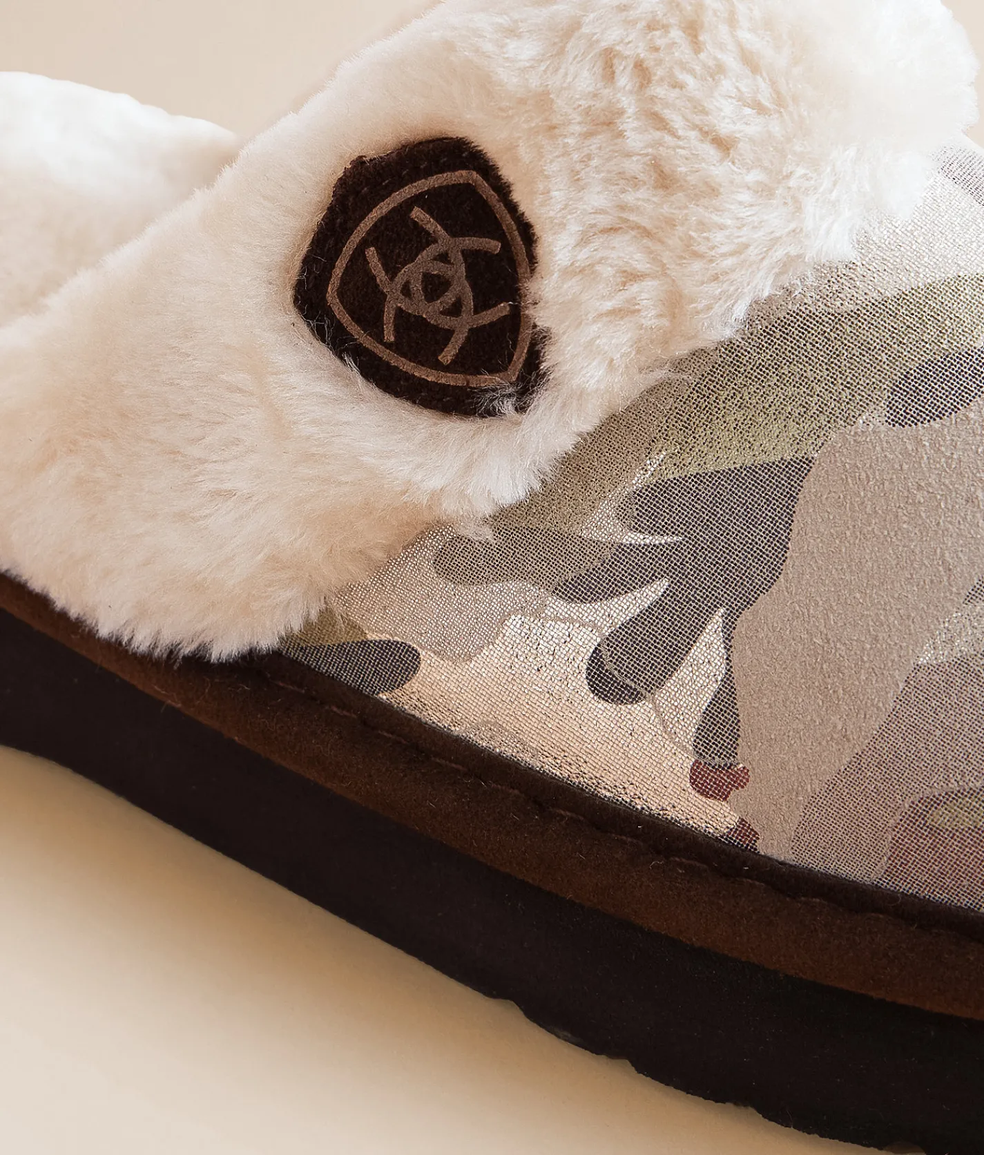 Ariat Jackie Exotic Camo Leather Slipper Camo Metallic Online
