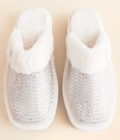 Shoes | Ariat Jackie Exotic Glitz Leather Slipper Dazzle Cream