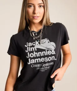 Tops | The Laundry Room™ Jack Jim Johnnie & Jameson T-Shirt Black