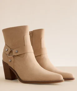 Shoes | Oasis Society Jackson Harness Ankle Boot Khaki