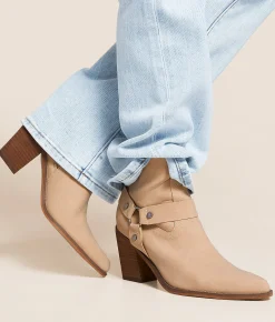 Shoes | Oasis Society Jackson Harness Ankle Boot Khaki