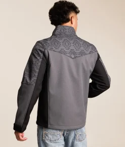 Tops|Coats & Jackets | Hooey Jackson Softshell Jacket Black Grey
