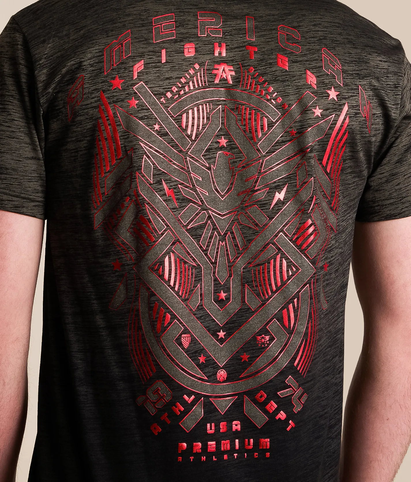 Tops|Graphic T-Shirts | American Fighter Jacobs T-Shirt Black Mass