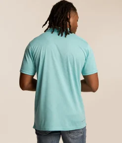 Ariat Jacquard TEK Polo Aqua Discount