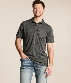 Ariat Jacquard TEK Polo Black Online