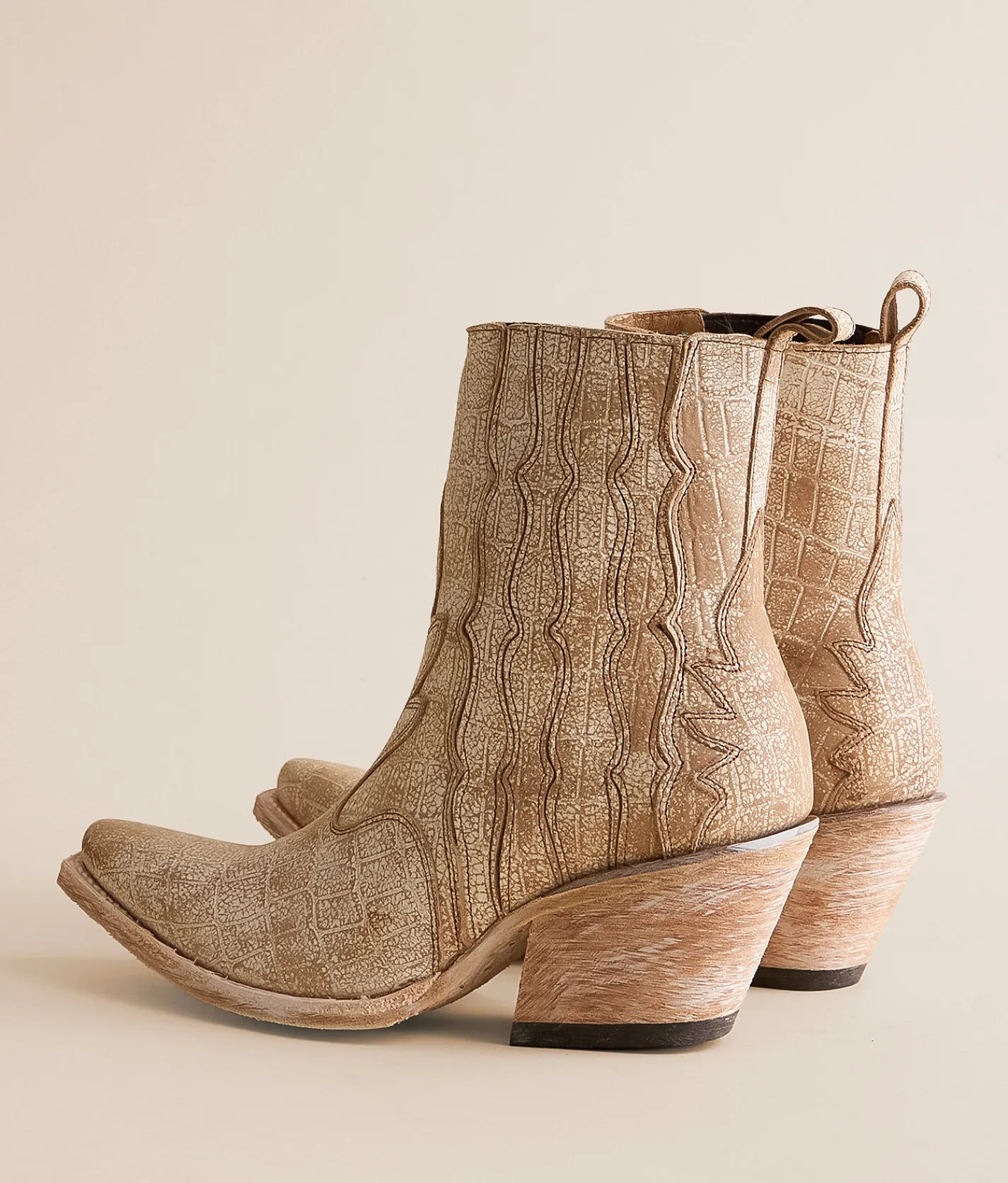 Ariat Jade Leather Ankle Boot Tan White Best