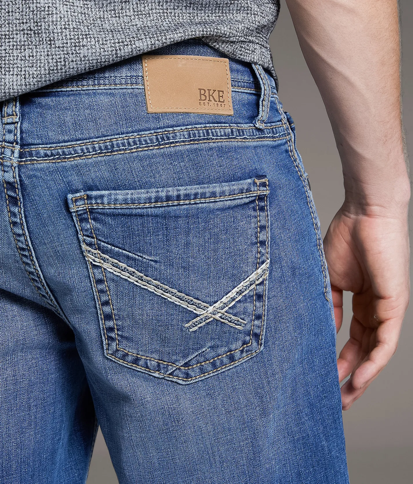 BKE Jake Boot Stretch Jean Medley New