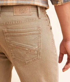 Sale Jeans|Bottoms | BKE Jake Boot Stretch Jean Khaki