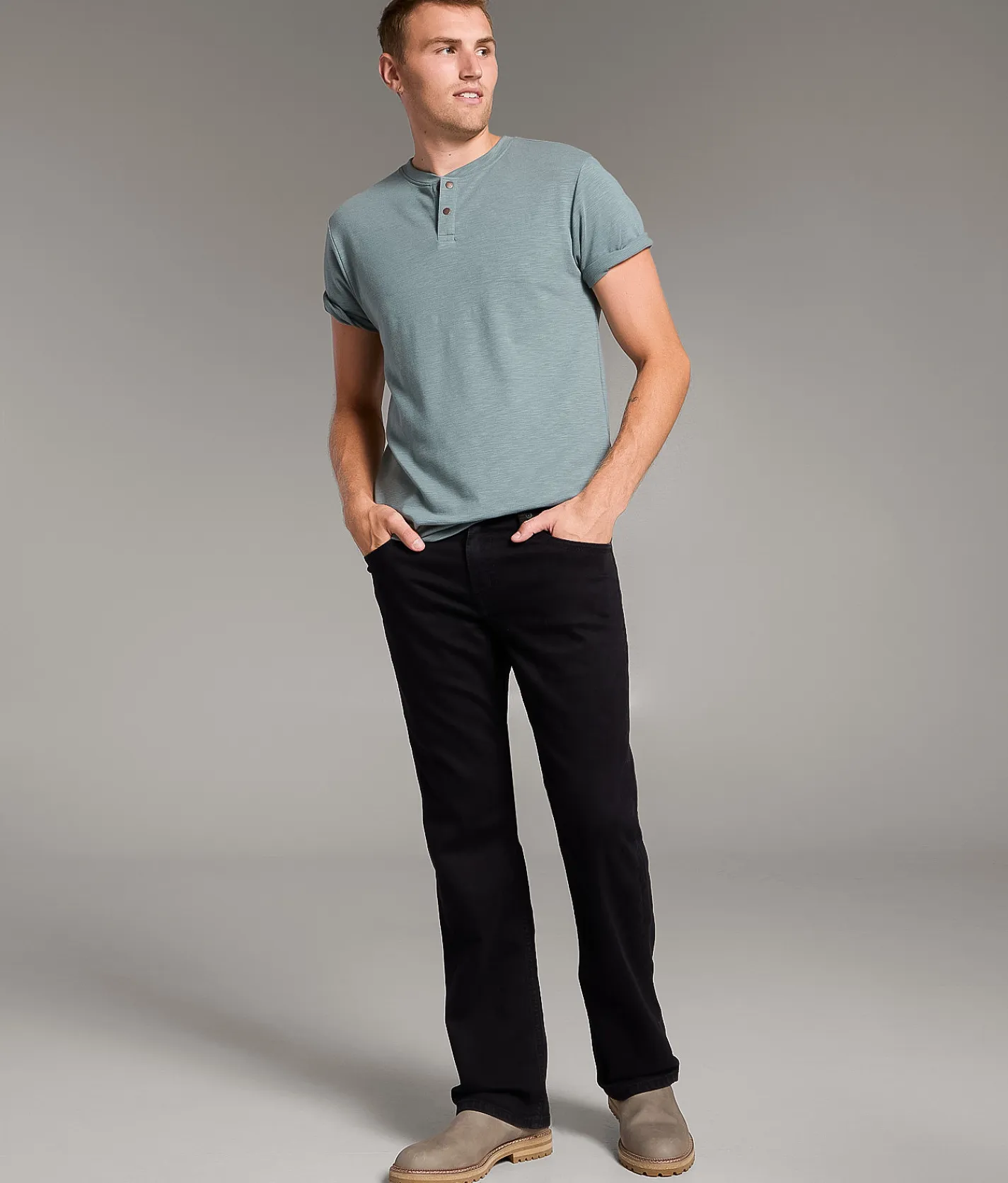 Bottoms | BKE Jake Boot Stretch Jean Black