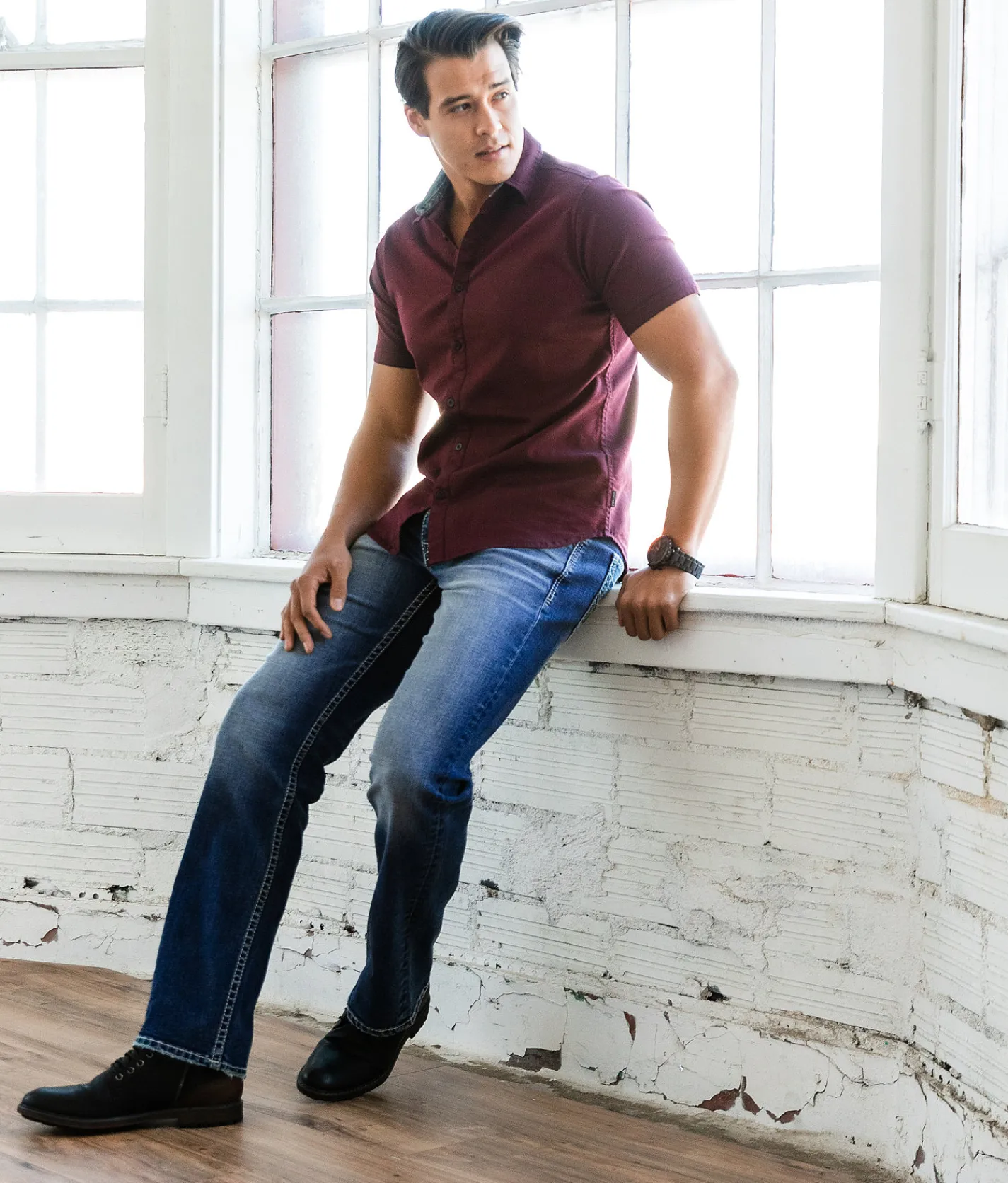 Bottoms|Bke Jeans | BKE Jake Boot Stretch Jean Brookview