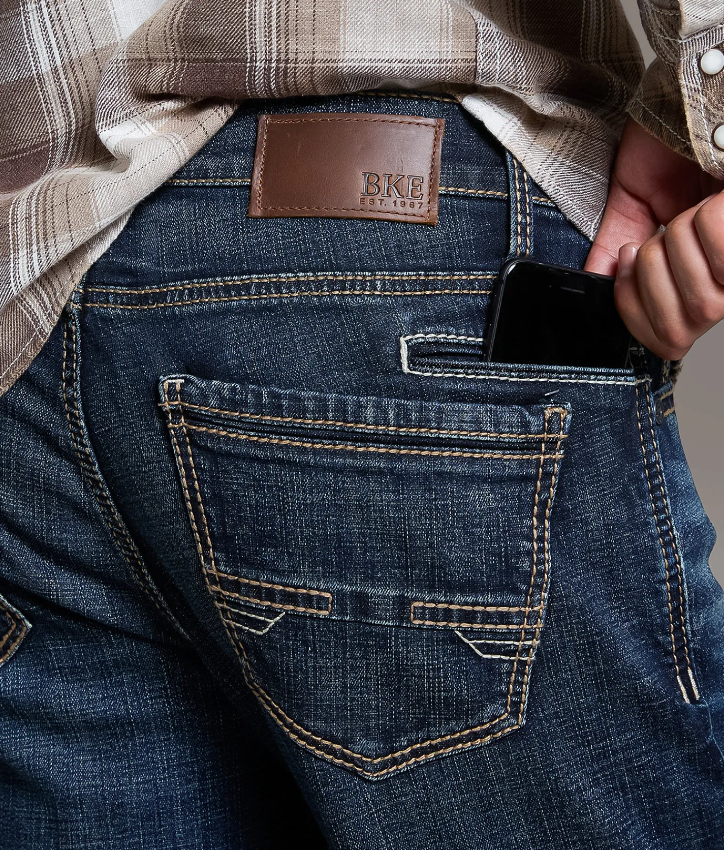 BKE Jake Boot Stretch Jean Bronze Online