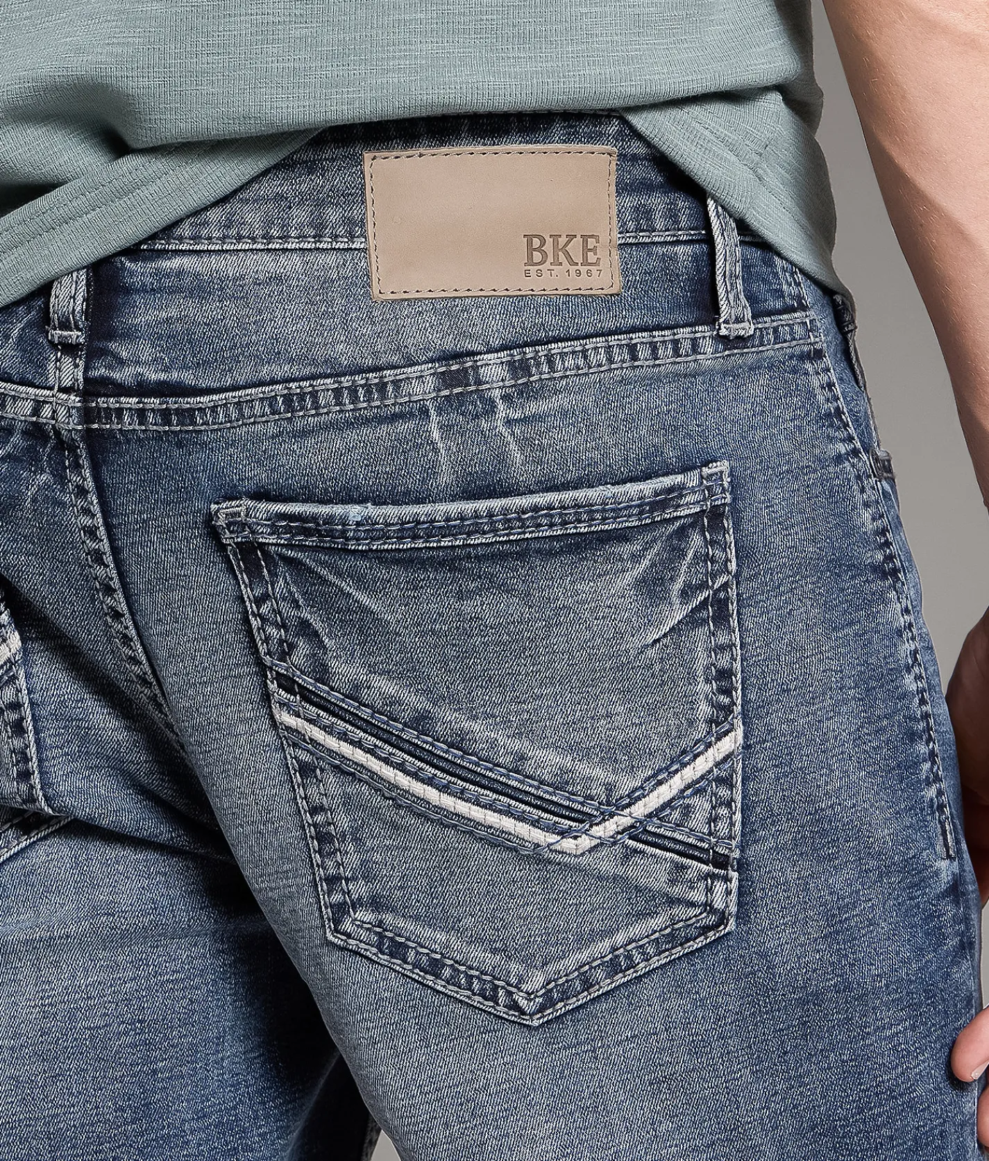 BKE Jake Straight Stretch Jean Helix Hot