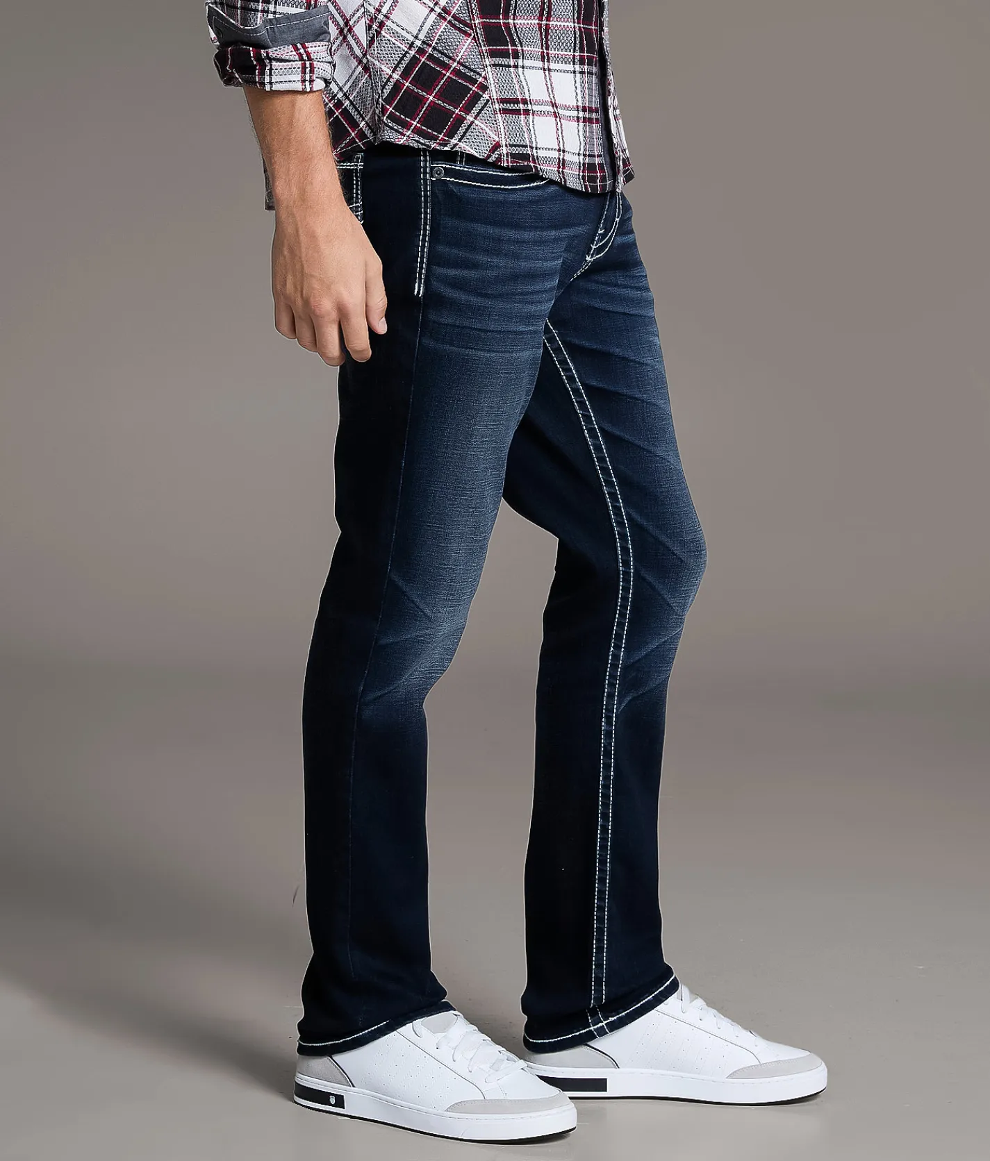 BKE Jake Straight Stretch Jean Feathers Clearance