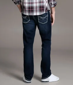 BKE Jake Straight Stretch Jean Feathers Clearance